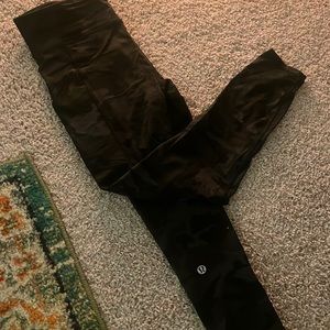Black Camo Lululemon Leggings
